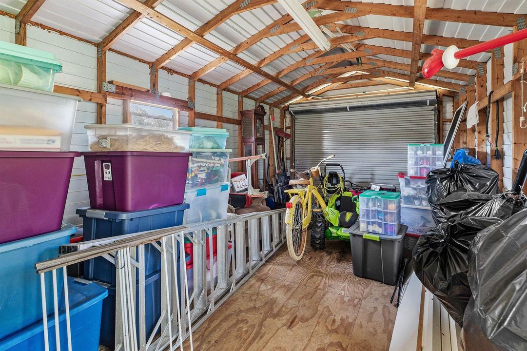 SHED WITH ELC