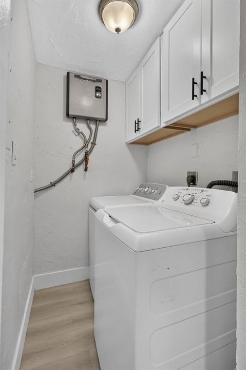 Laundry Area w/ cabinets