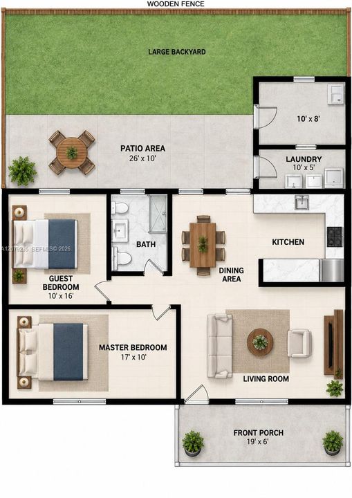 En Venta: $349,000 (2 camas, 1 baños, 878 Pies cuadrados)