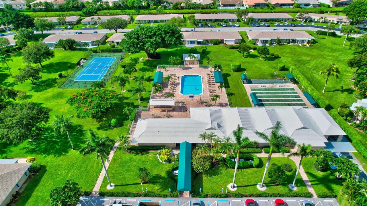 Aerial View of Pool/Club