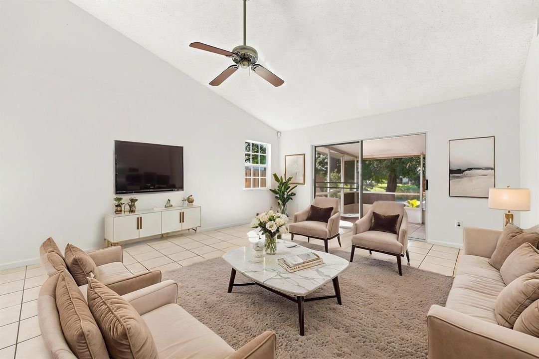 Living Room - Virtually Staged