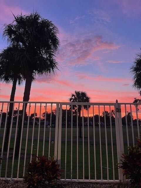 back sunset