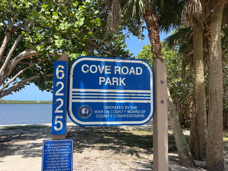 At the end of Cove Road