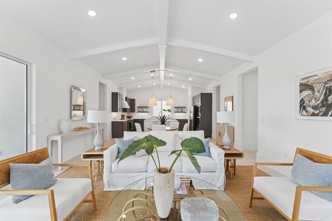 Kitchen, Great Room & Dining Area