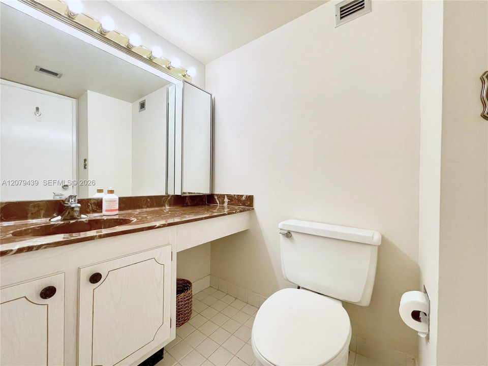 Guest powder room