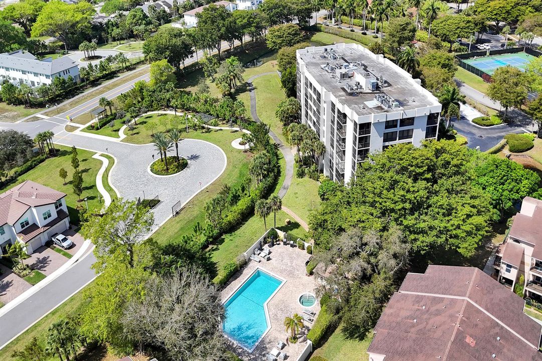 Aerial - Grounds and Pool