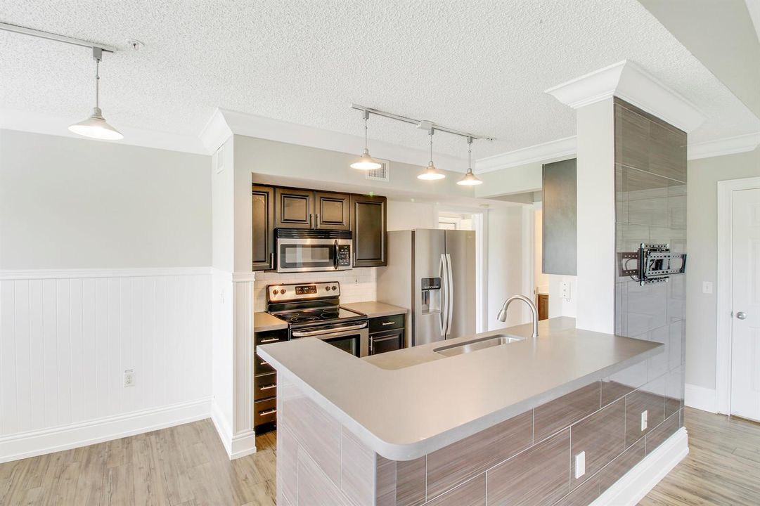 Kitchen & Dining Area on Left