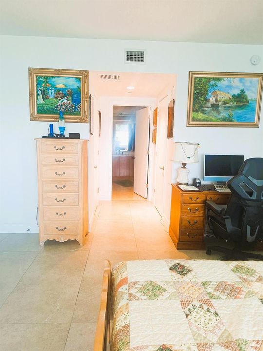 Master bedroom hallway