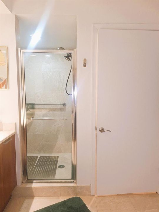 Master shower