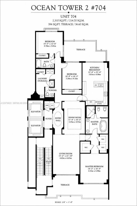 For Rent: $20,000 (3 beds, 3 baths, 2510 Square Feet)