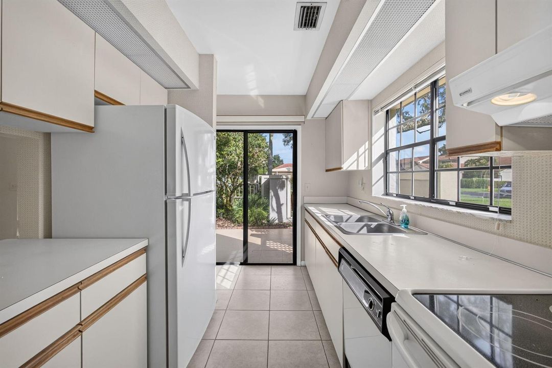 Access to patio
