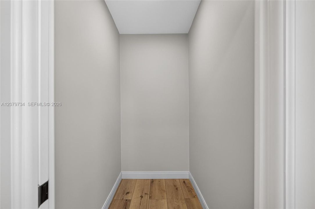 Primary closet