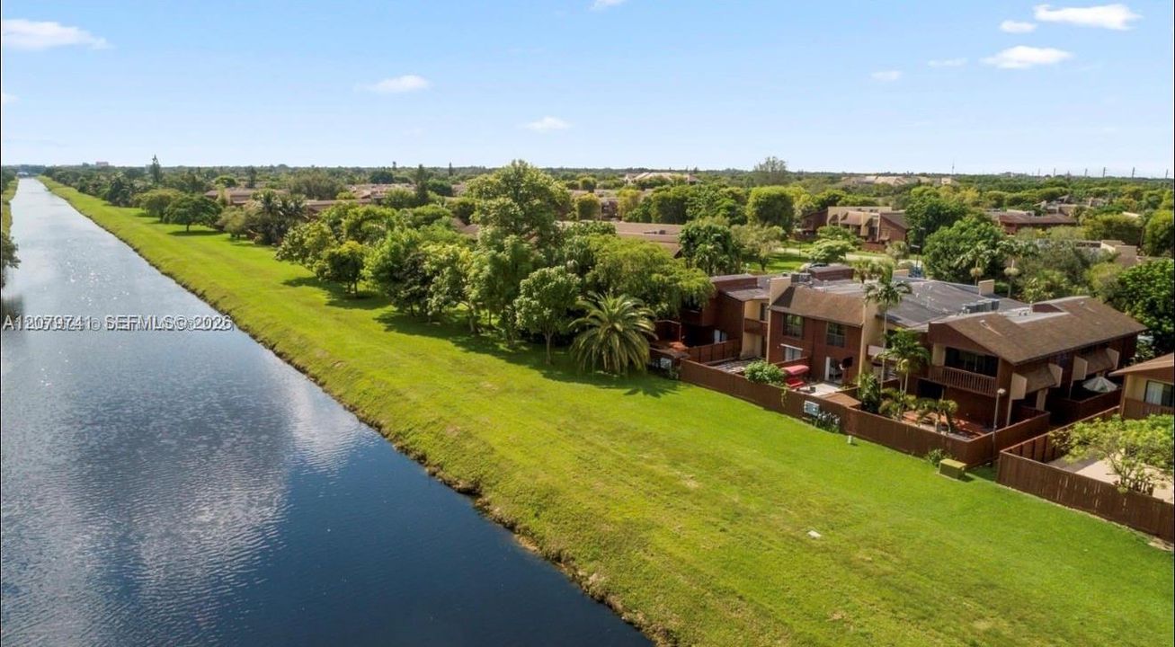The Snapper Creek Canal on the North boundary of Snapper Village, a favorite for anglers and manatee lovers!