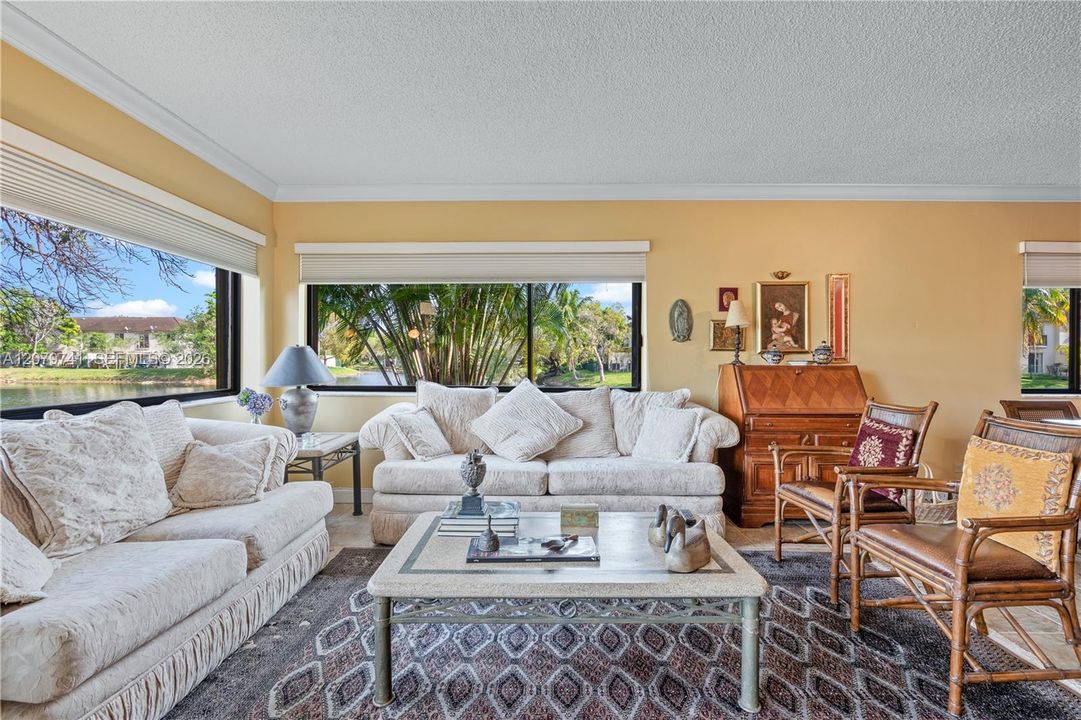 With large windows bring in abundant natural light and beautiful lake views...