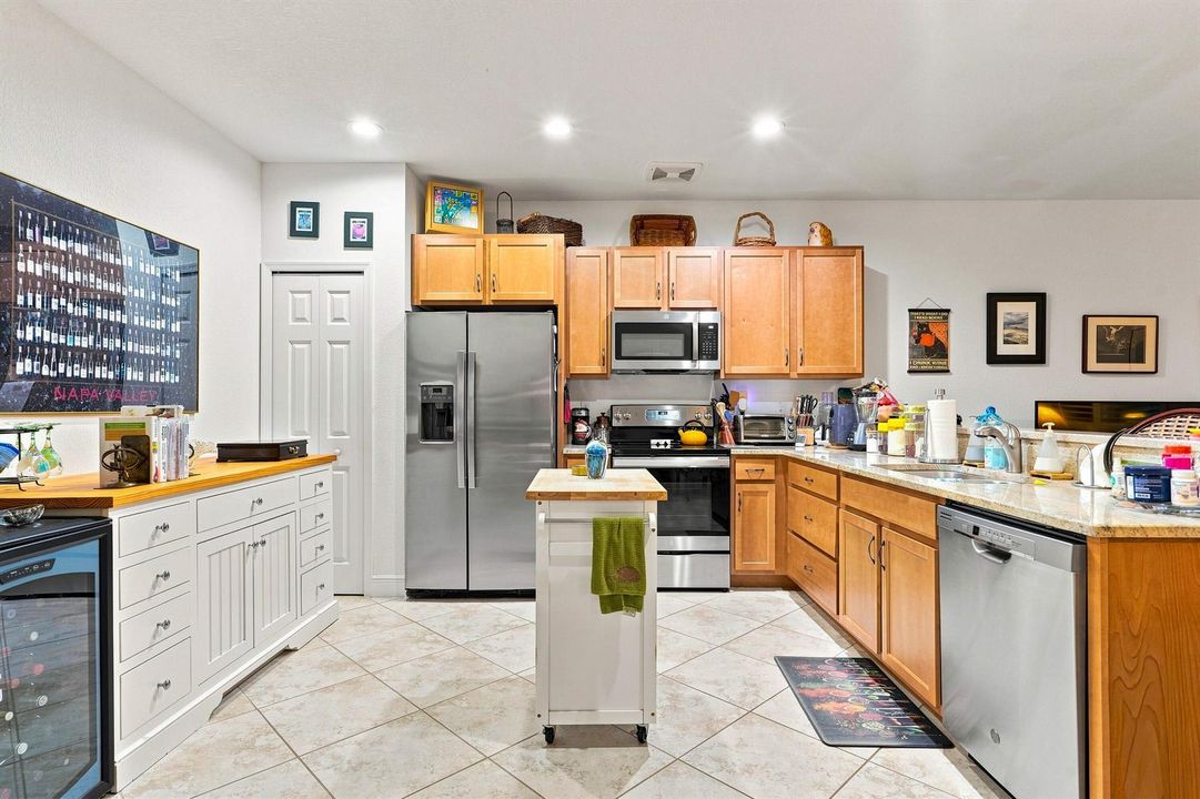 kitchen from dining