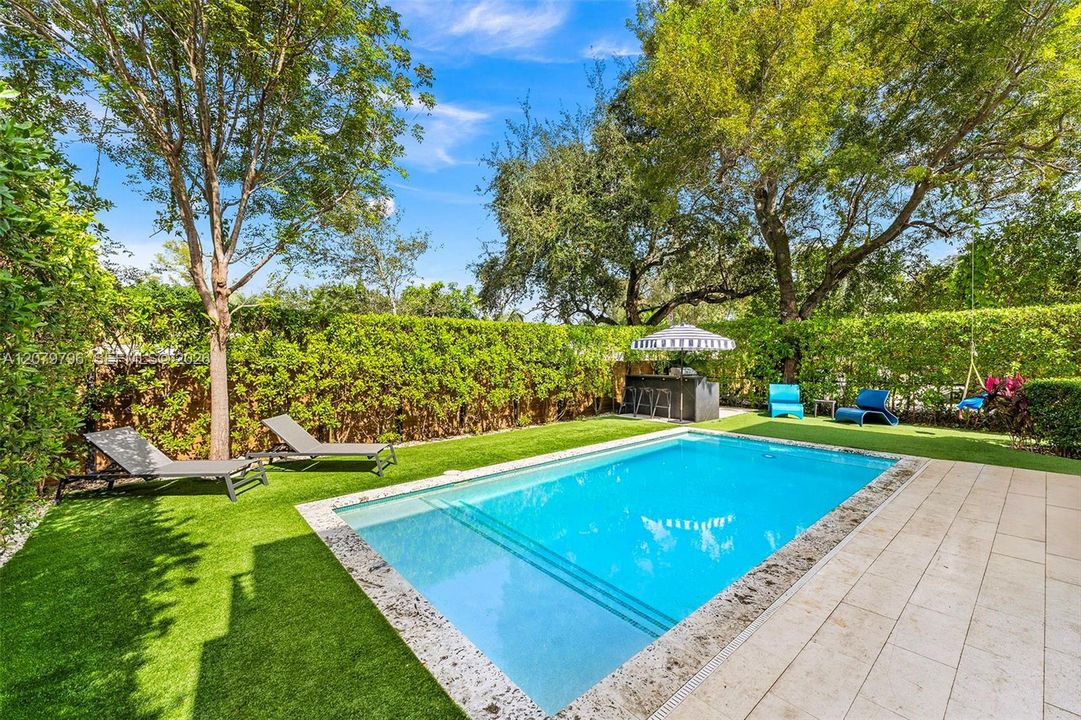 Pool & backyard