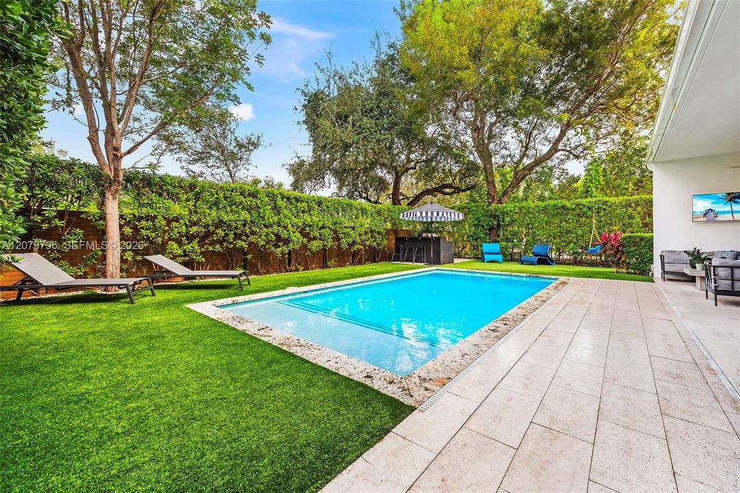 Pool & backyard