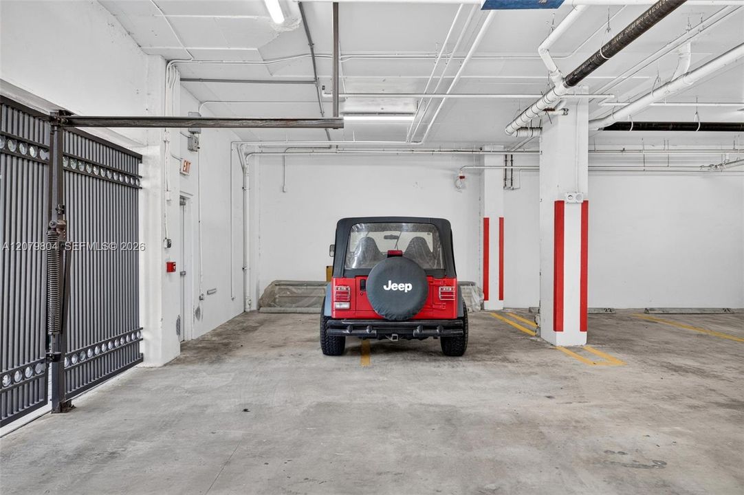 4 parking spaces available with the purchase of the two units.