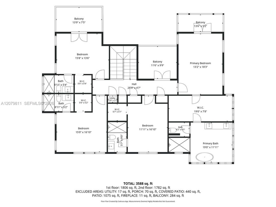 For Sale: $8,000,000 (6 beds, 5 baths, 1044 Square Feet)