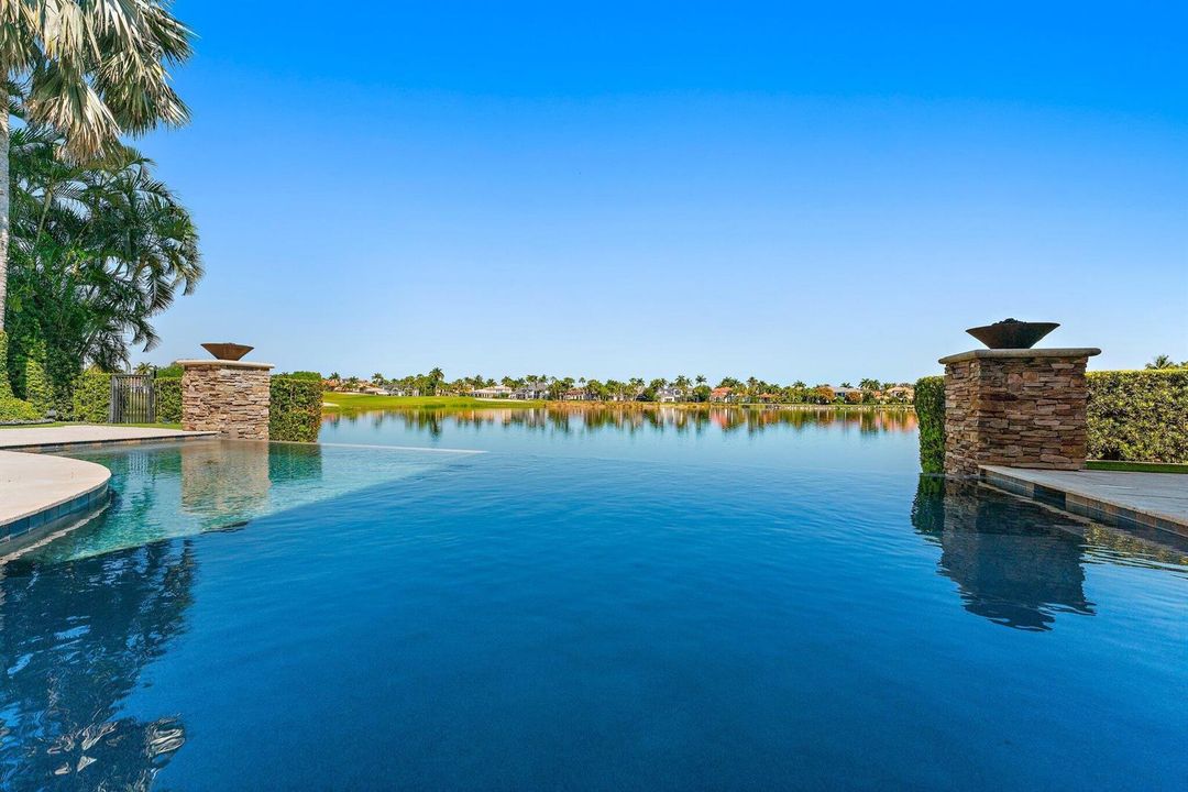 View from Pool to Lake