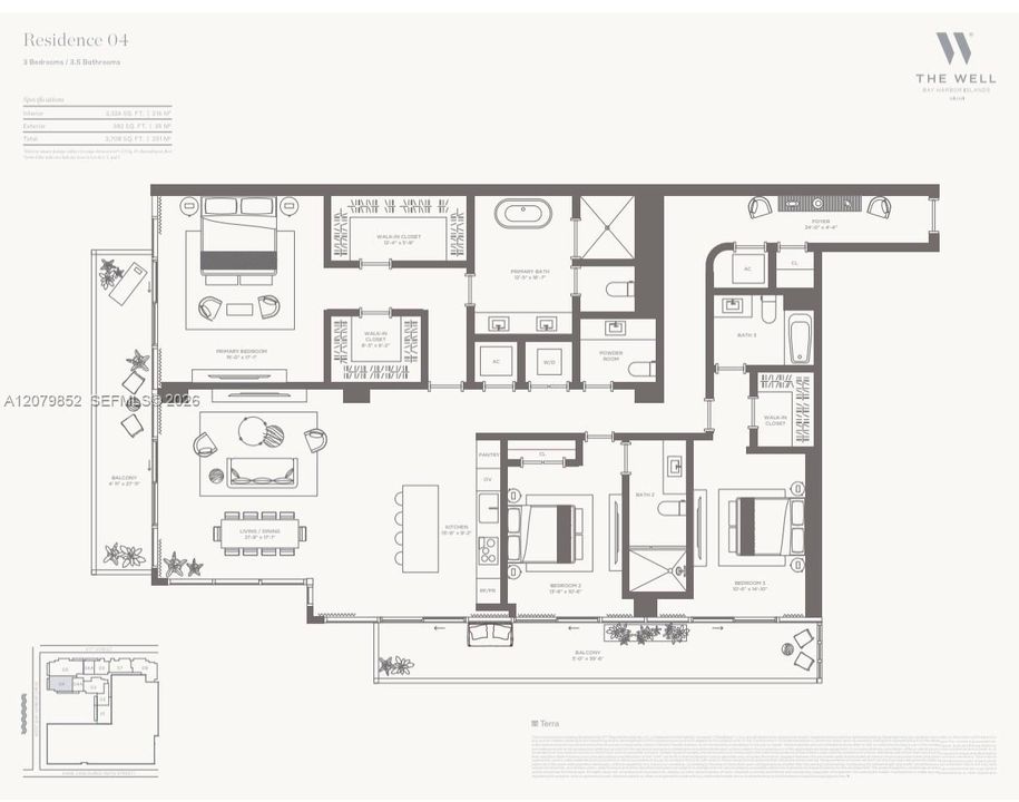 For Rent: $20,000 (3 beds, 3 baths, 2326 Square Feet)