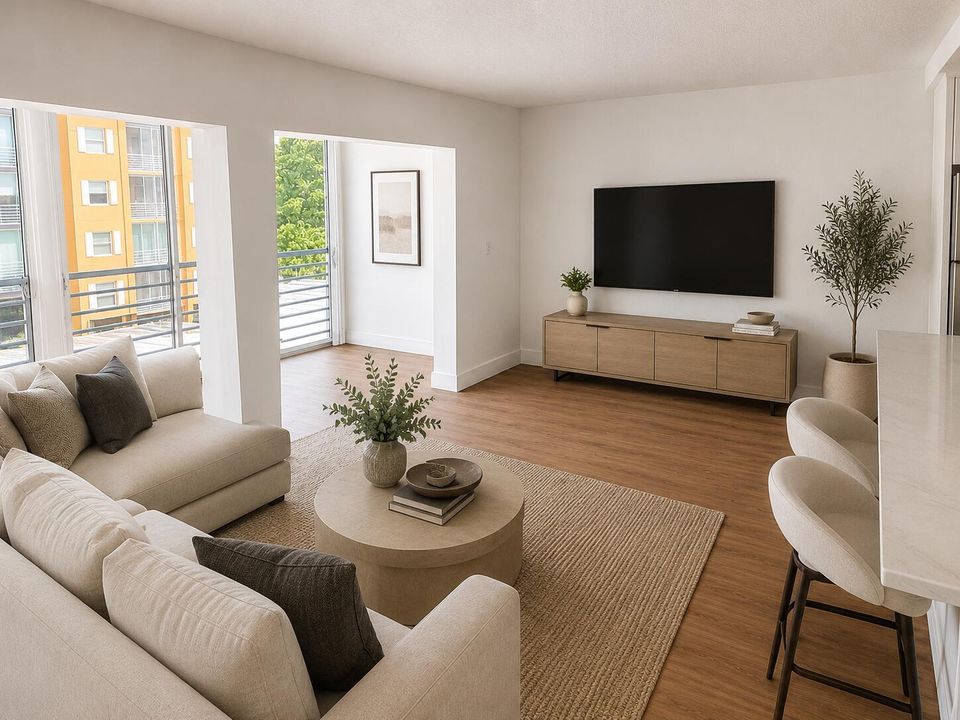 Staged Living Area