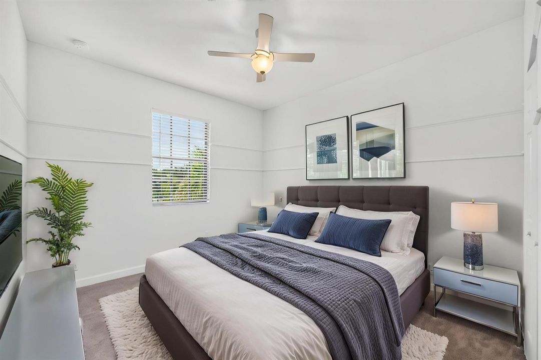 Bedroom 2 - Virtually Staged