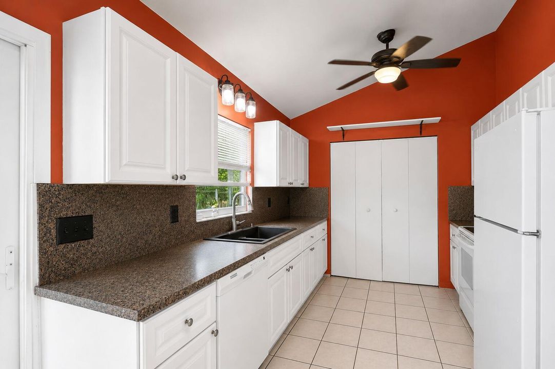Kitchen view from dining area