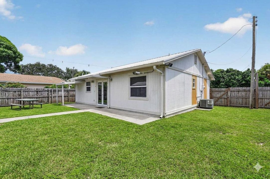 backyard facing northeast