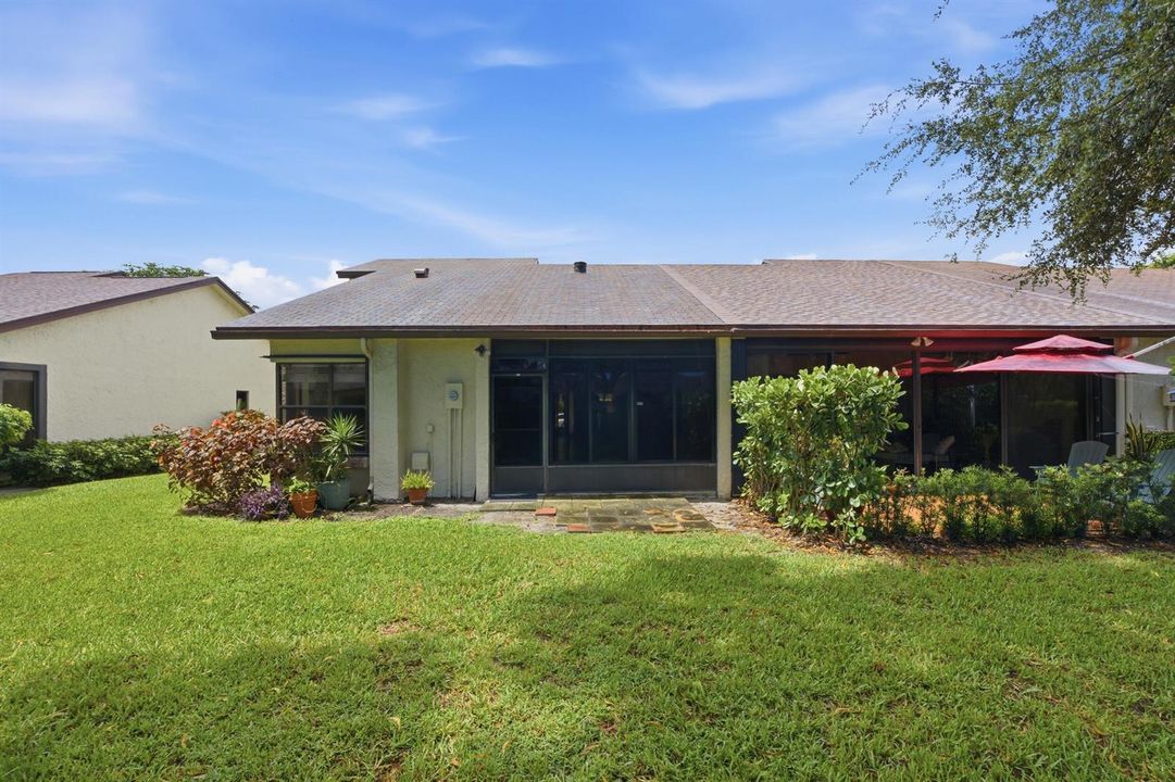 Back of property