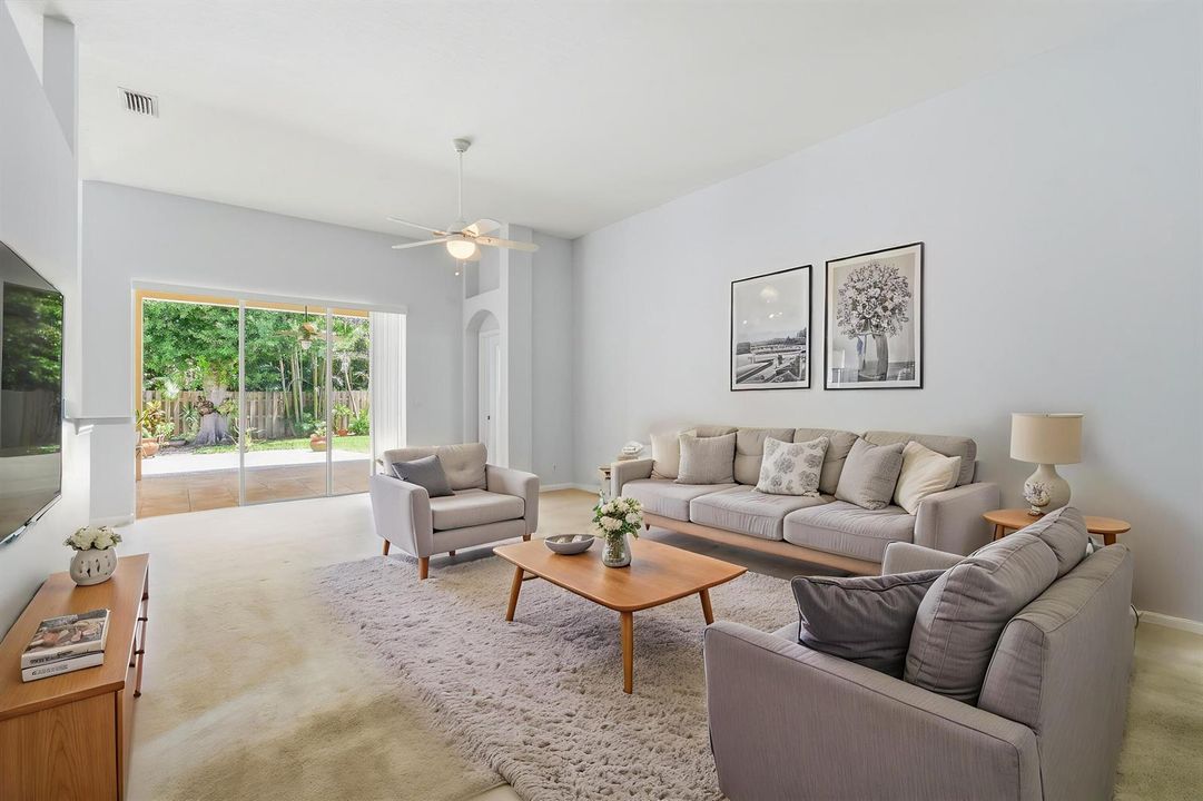 VIRTUALLY STAGED LIVING ROOM