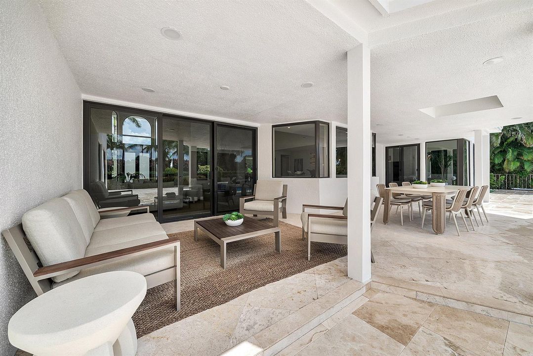 Covered patio