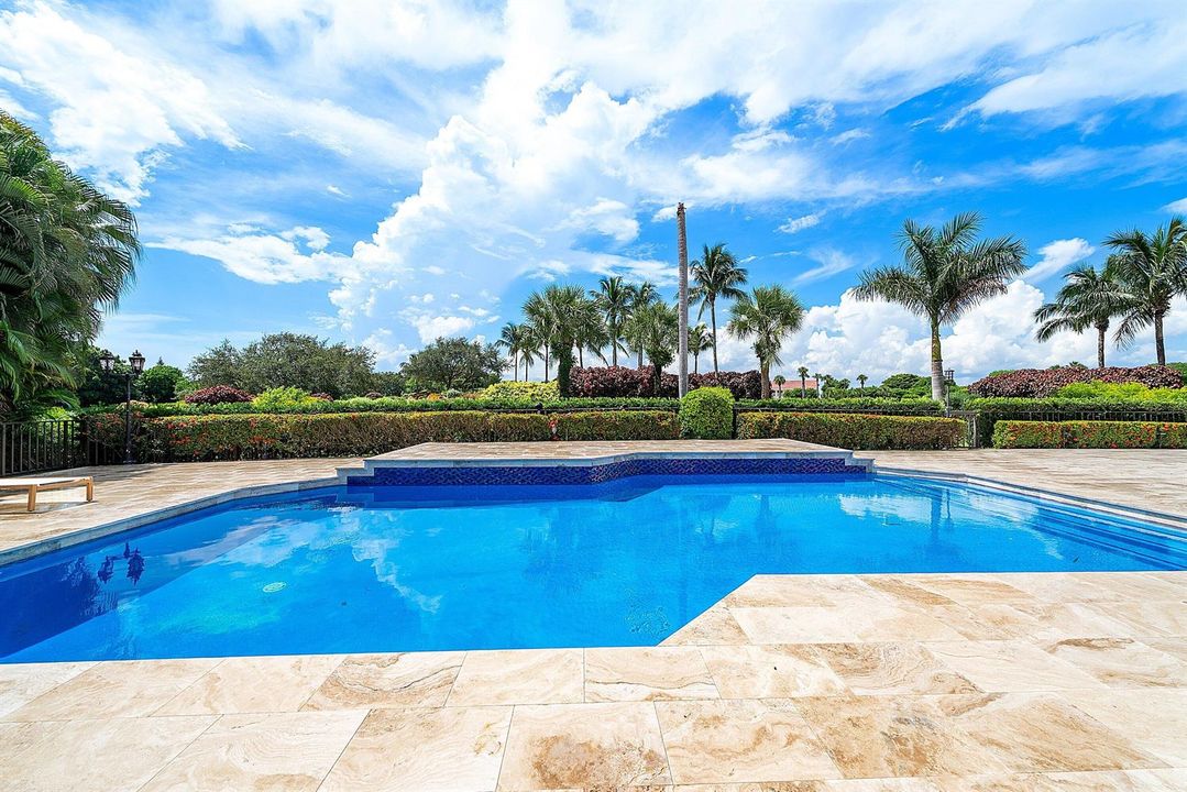 Back yard with golf views