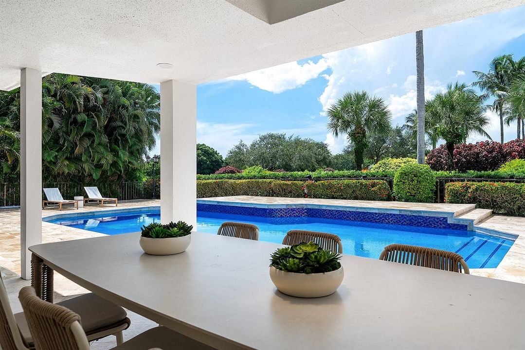 Covered patio