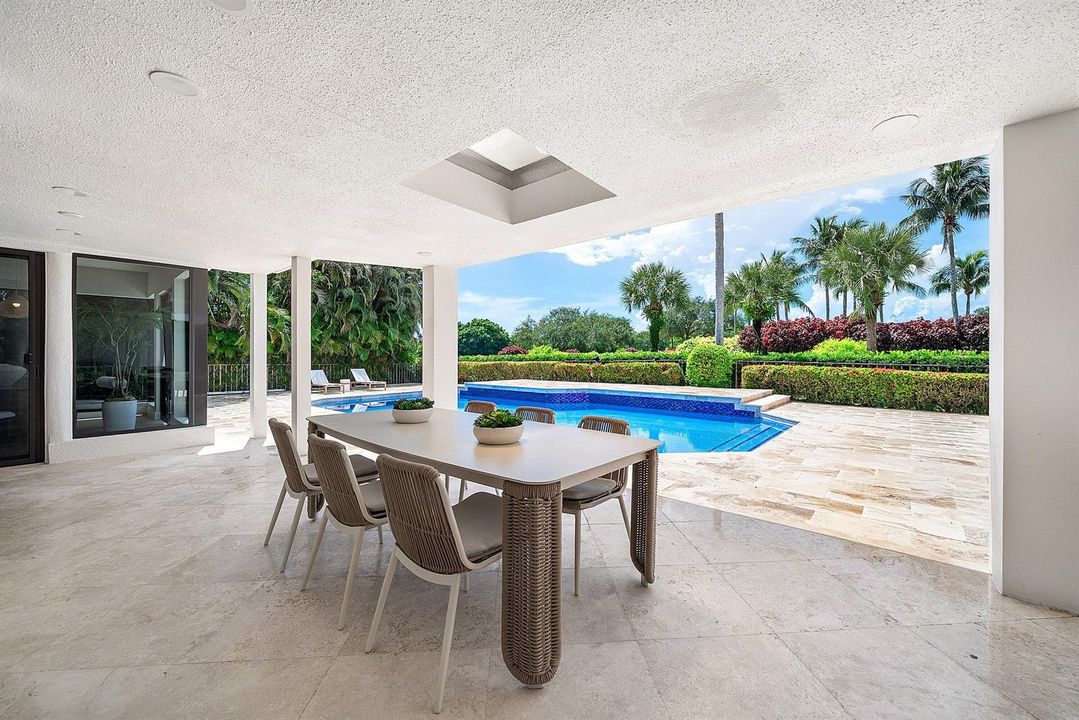 Covered patio