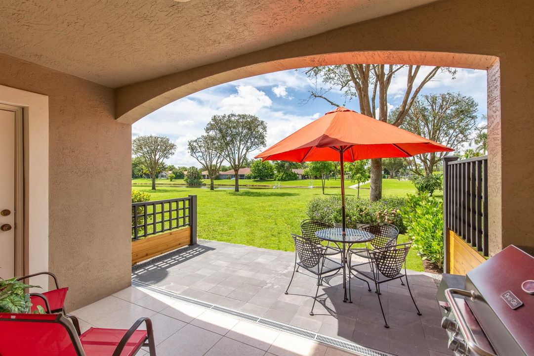 Covered open patio