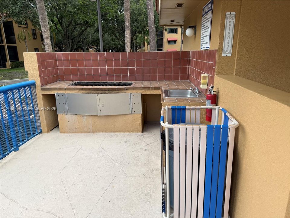 Pool Grill area