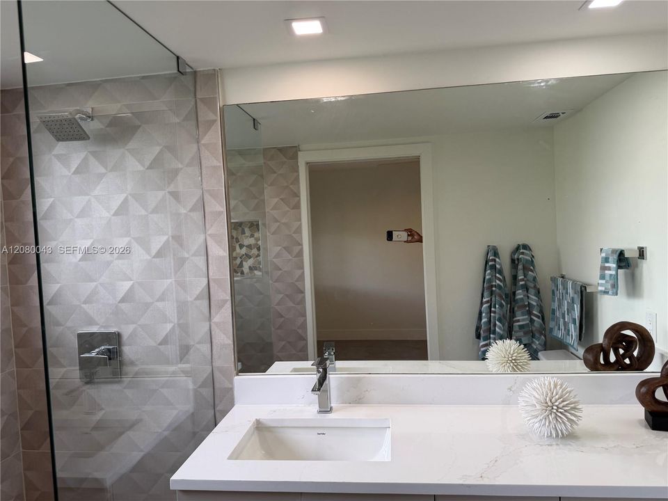 Renovated bathroom
