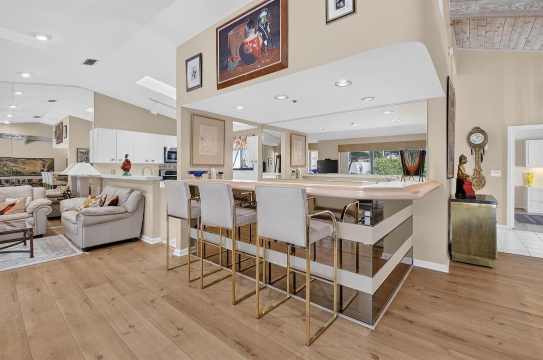 bar, familyroom, kitchen