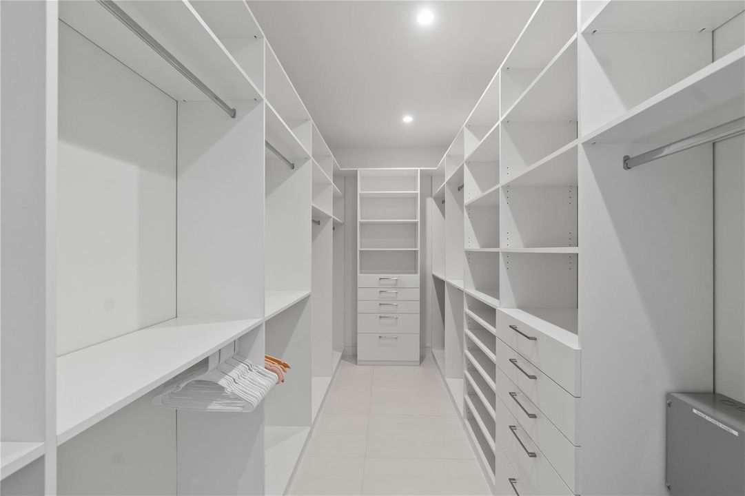Primary Ensuite walk in closet