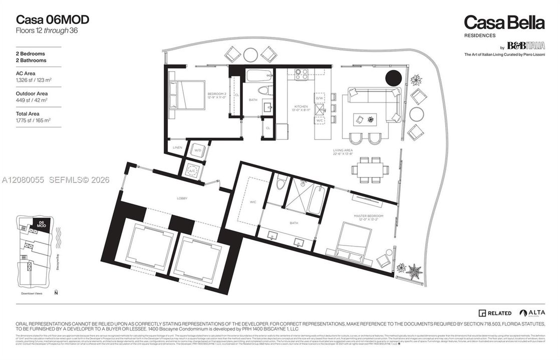 For Rent: $8,500 (2 beds, 2 baths, 1326 Square Feet)