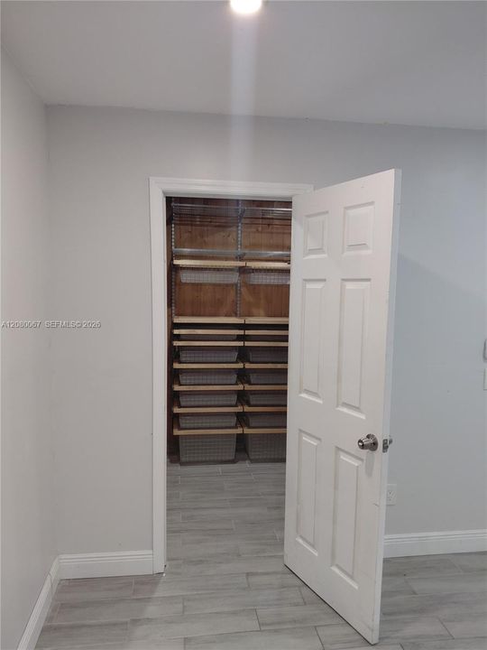 Master closet