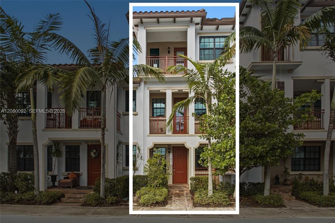 Front Highlighted with Lush Greenery