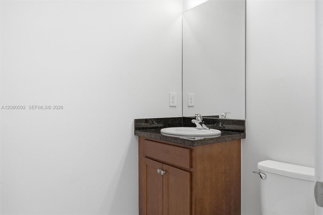Convenient Second Floor Powder Room