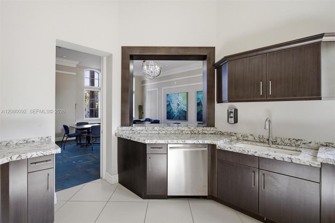 Community Room Full Kitchen