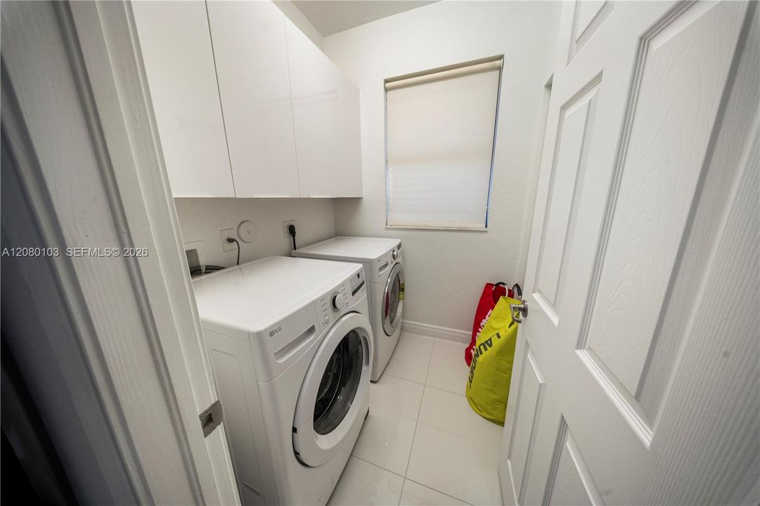 Laundry on second floor