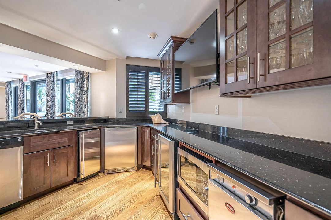 Club room kitchen