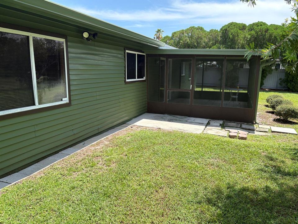 Rear Side Patio