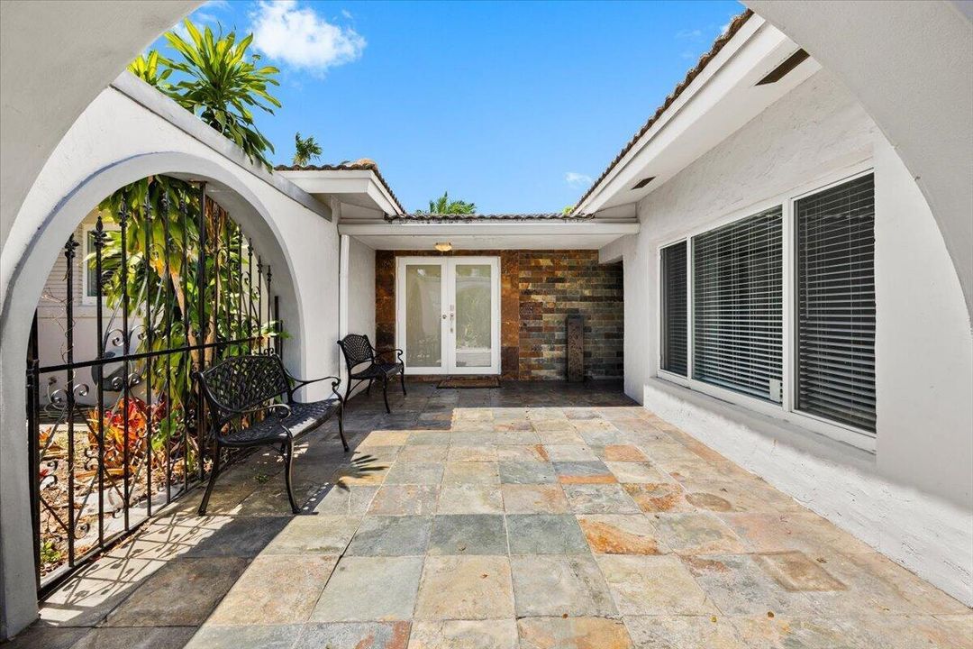 Front Gated Patio