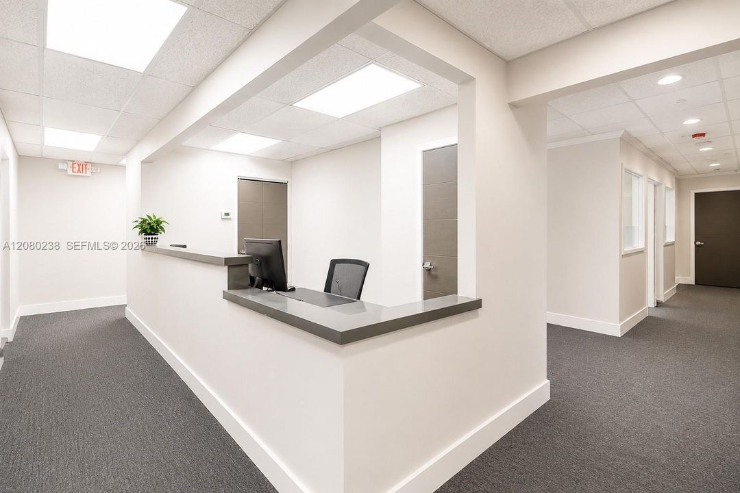 Receptionist for the floor